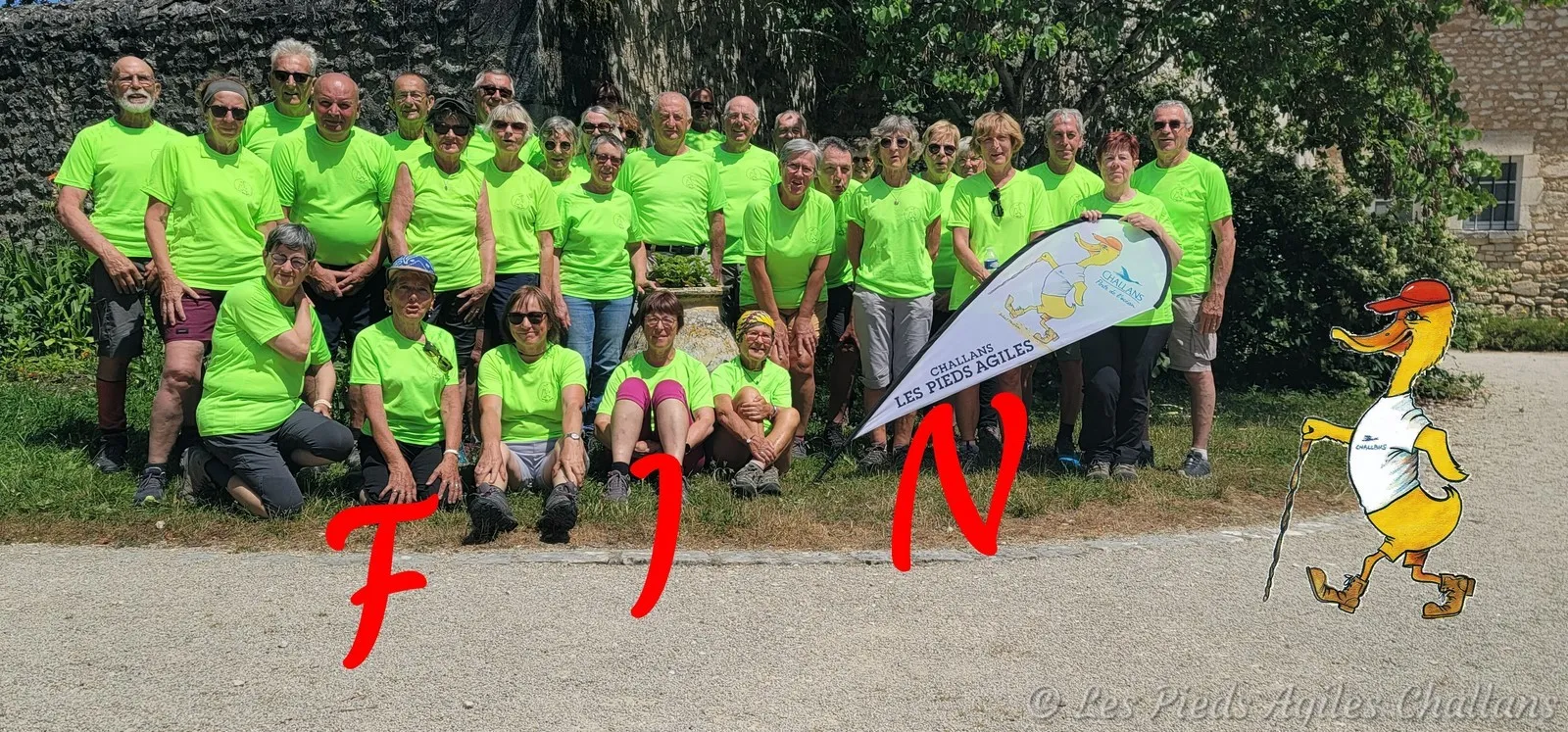 Fin d'un beau séjour de randonnées ensoleillées