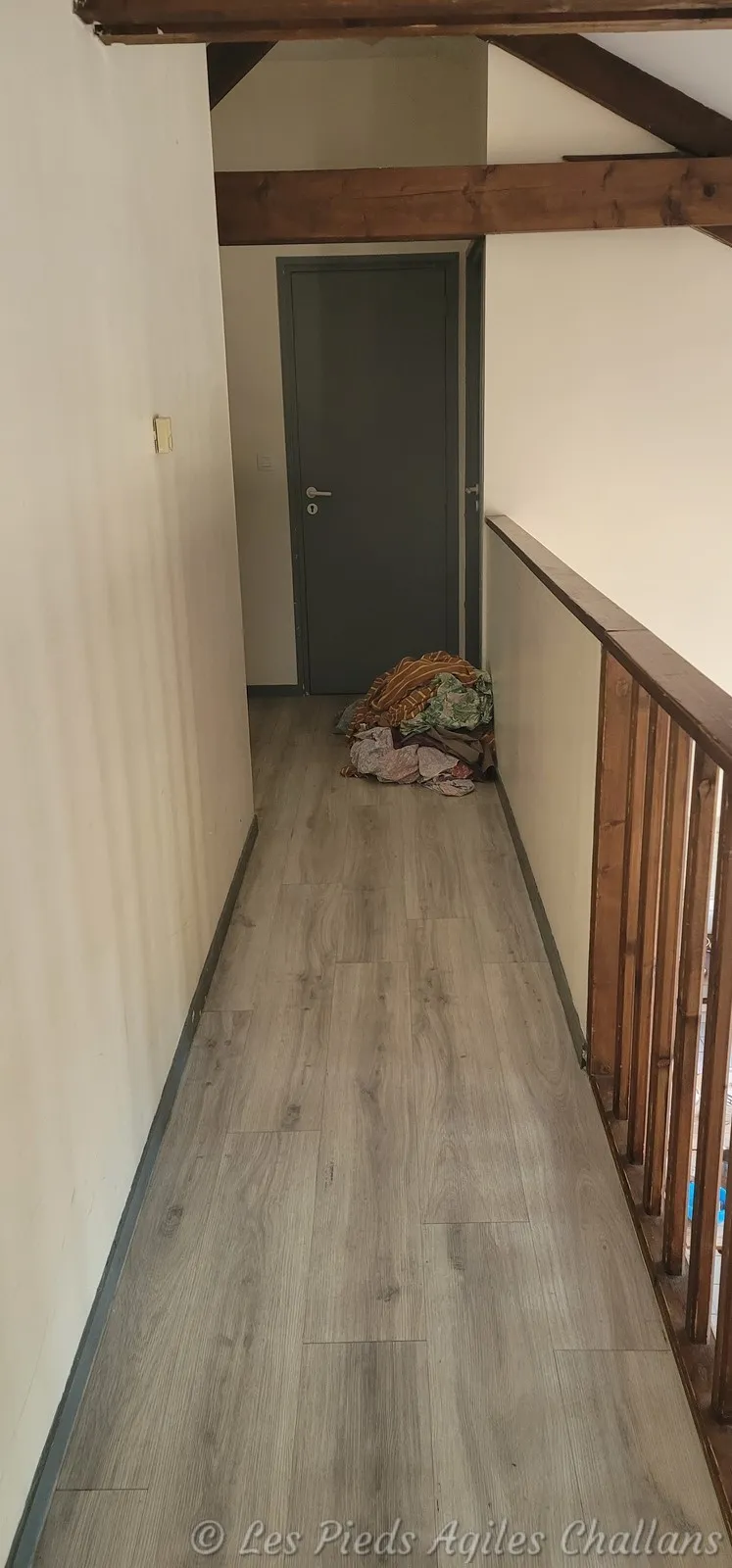 un tas à droite comme prévu . . .